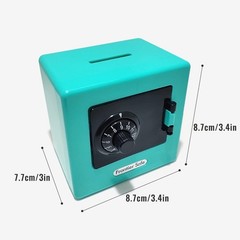 Mini ATM Money Box with Password Lock and Automatic Banknote Deposit