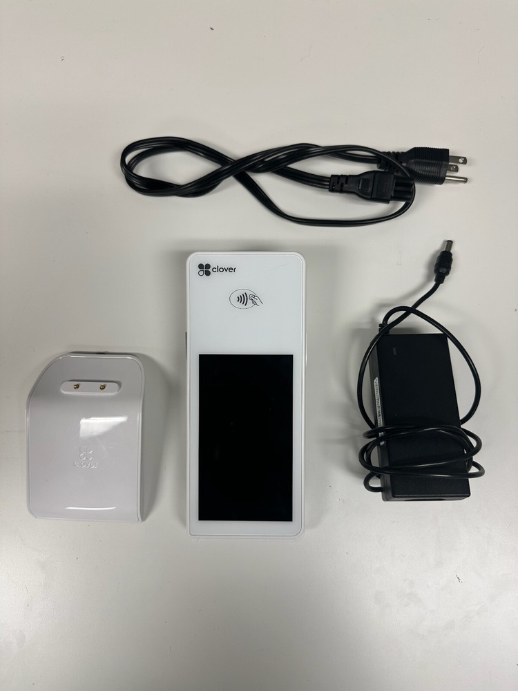 Clover Flex Handheld POS System C403 ~ Charging Cradle & Power Supply Included