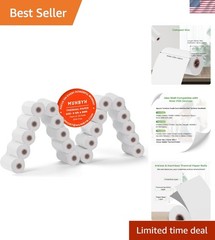 20 Rolls of 2 1/4″ x 50ft Biodegradable Thermal Paper for Secure Transactions