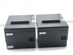 LOT OF 2 Micros Epson TM-T88IV M129H POS Compact Thermal Receipt Ticket Printer