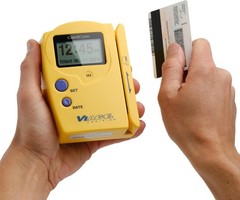ViAge Solutions Portable ID Scanner Magnetic Stripe Reader LCD Backlit CAV2000*