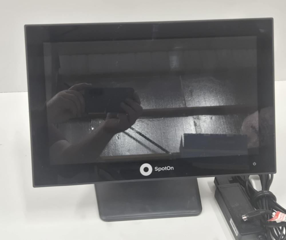 SpotOn Apexa GW 15″ Point Of Sale System Terminal Tested with AC Adapter