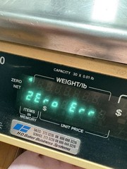 National Controls Commercial Electronic Scale Model 3400 For Parts/ Repair
