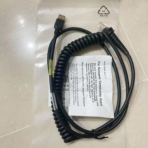 New 3M Honeywell CBL-500-500-C00 1900/1200G/1300G USB Coiled Curve Cable Type A