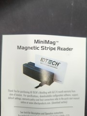 ID TECH IDMB-334133: Credit Card Reader: Black: New in Open Box
