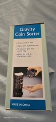 NEW Gravity Coin Sorter Manual Non-Electric Change Organizer Bank US & Canadian