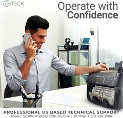 DETECK DT500 Mixed Denomination Money Counter Multi Currency Bill Counter