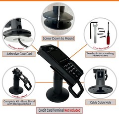Point of Sale Stand -Swivel Stand for Ingenico Lane 3000, 3600, 5000, 7000, 8000