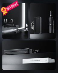 Portable Printers Wireless for Travel, A285M Small Inkless Small, Black