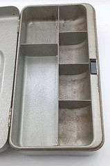 CCC Products Top Metal Cash Box Container Storage Safe Steel Box with Tray