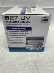 Nadex Coins V27 Desktop UV Counterfeit Detector with Micro Print Magnifier