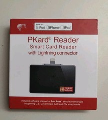 Pkard Reader Smart Card Reader w/Lightning Connector