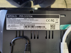 Apexa G 15″ Touch Screen POS With Charger Tested Celeron J1900 4GB