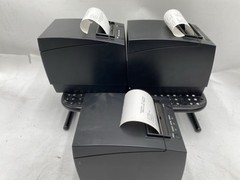 LOT OF 3 Wincor Nixdorf TH230+ Thermal Receipt Printer TESTED WORKS / NO PWR AC