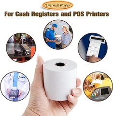 10-Pack 2.25″ x 165′ Thermal Receipt Paper – Biodegradable for POS Systems