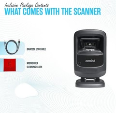 Zebra Symbol DS9208 Digital Hands-Free 1D/2D Barcode Scanner w USB Cable