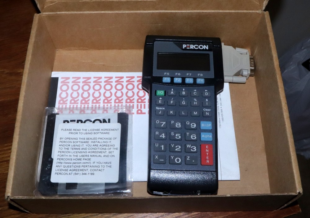 Percon PT2000 | Vintage Portable Handheld Data Terminal Barcode Scanner Unit