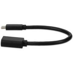 AddOn USB C 3.1 Male to USB A 3.0 Female Black Adapter