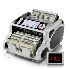 Maquina Para Contar Dinero y Detectar Falsos Contadora De Billetes Dolares Euros