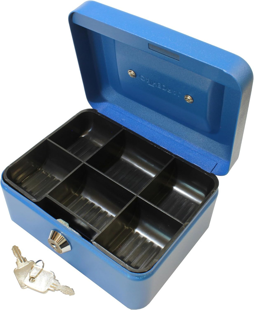 6″ Cash Box Blue