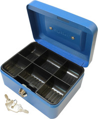 6″ Cash Box Blue
