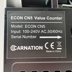 Carnation CN5 Money Counter Machine Mixed Denomination Value Counting UV/MG/IR