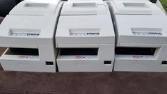 Lot of 3 Epson tm-h6000iip model M147C with checkout display