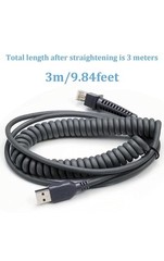 USB Cable for Datalogic Barcode Scanner, RJ45 to USB Port Scanner Cord, 3M/10FT