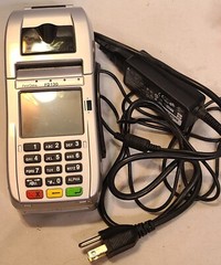 First Data FD130 Terminal Merchant Credit Card Machine Printer