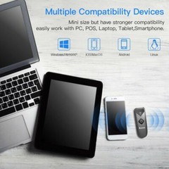Eyoyo 2.4G Wireless Bluetooth Barcode Scanner 1D 2D QR Code Reader for Android