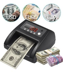 New BISOFICE Model NX-125 Mini UV Counterfeit Bill Detector Euro/USD/GBP, Box