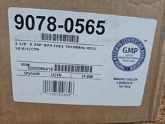 3 1/8” x 230’ BPA-Free Thermal Receipt Paper Rolls – 50 Roll Case
