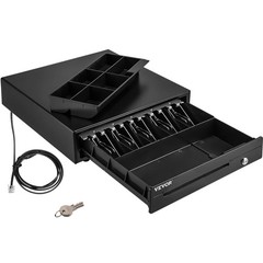 SucceBuy Cash Register Drawer 16 12 V for POS System Tray Removable Coin
