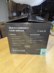 Aneken Coin Counter and Sorter with TFT Display Accurate Tested, Works