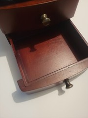 Magnif Deluxe Coin Sorter Wood Classic Cherry Finish