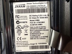 Lot Of 9 JANAM Barcode Mobile Computer Scanners Model: XM66| #D42