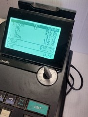 Casio SE-S800 Electronic Cash Register Thermal Print With Program Key Only 1 Key
