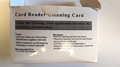 Universal Card Reader Cleaning Card Box Of 50 Chip ATM Slide Sealed