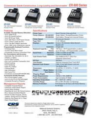SAM4s ER-940 Cash Register – NIB / W/ Factory Depot Warranty