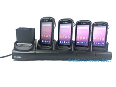 LOT OF 4x Zebra TC56DJ-1PAZU2P-A6 Android PDA TC56 +Cradle & Spare Batteries