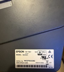 EPSON TM-T88V M244A Pos USB Thermal Receipt Printer No Power Supply