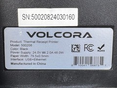 Volcora 500208 Direct Thermal POS Receipt Printer LAN USB FAST SHIPPING