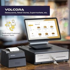 13″ Cash Register Drawer for POS System – 4 Bill 5 Coin Tray, Key-Lock, Removabl