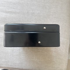 KYODOLED Locking Cash Box with Lock,Money Box with Cash Tray,Lock Safe Box with