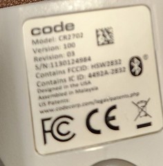 Code CR2702 code reader, CR2702, BT inductive charger, Used, Condition Unknown