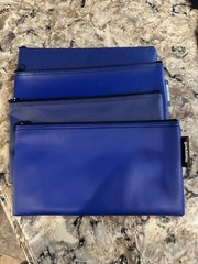 Honeywell 6503 Multipurpose Zipper Bank Deposit Money Bag Blue 11″ x 6″ 4-Pack