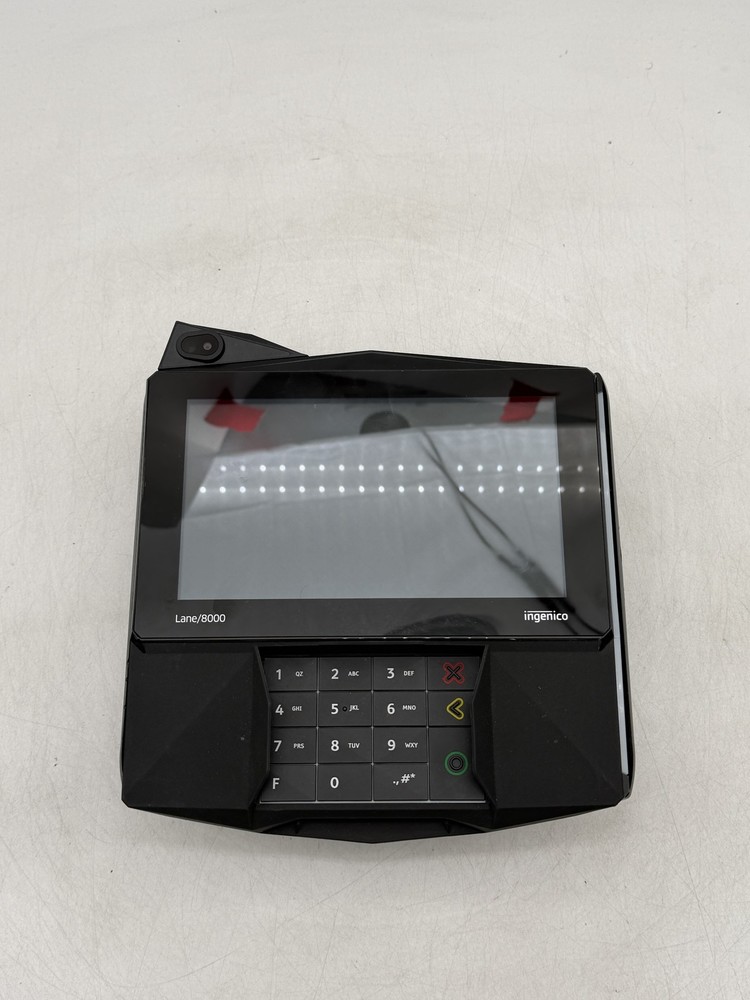 Ingenico Lane 8000 Credit Card Terminal LAN800-USSCN30A – UNTESTED