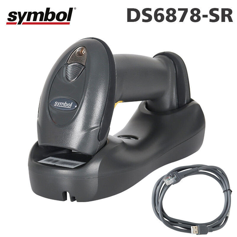Symbol DS6878-SR20007WR 2D Wireless Bluetooth USB Barcode Scanner With Cradle