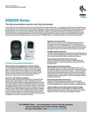 Zebra DS9308-SR00004ZZWW Desktop Hands-free 1D/2D Barcode Scanner With USB Cable