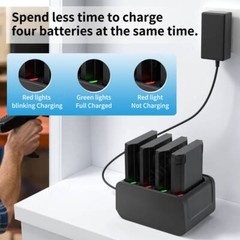 For Zebra TC72 TC70X TC75X Battery Charger Station with Type-C Cable and Adapter